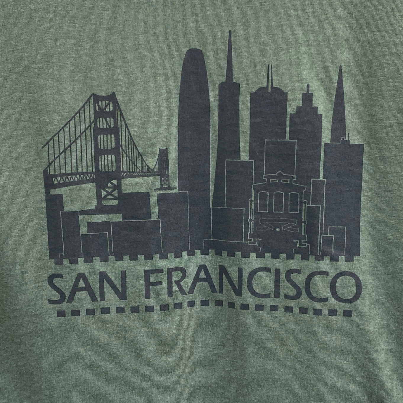 SF Retro Skyline Unisex Short Sleeve T Shirt