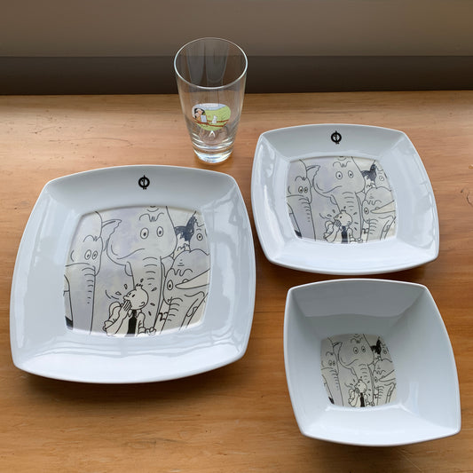 Tintin and Elephants Tableware