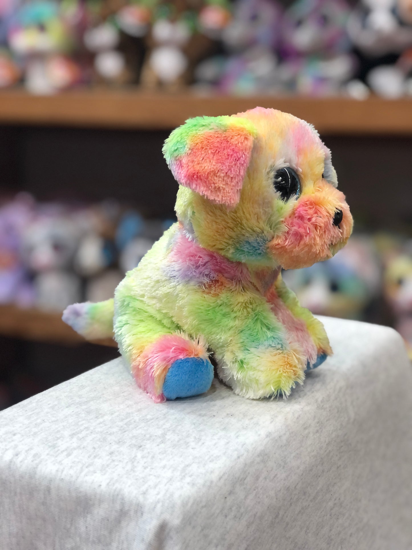 Ty Original Beanie Baby Max Multicolor Dog Plush 6"