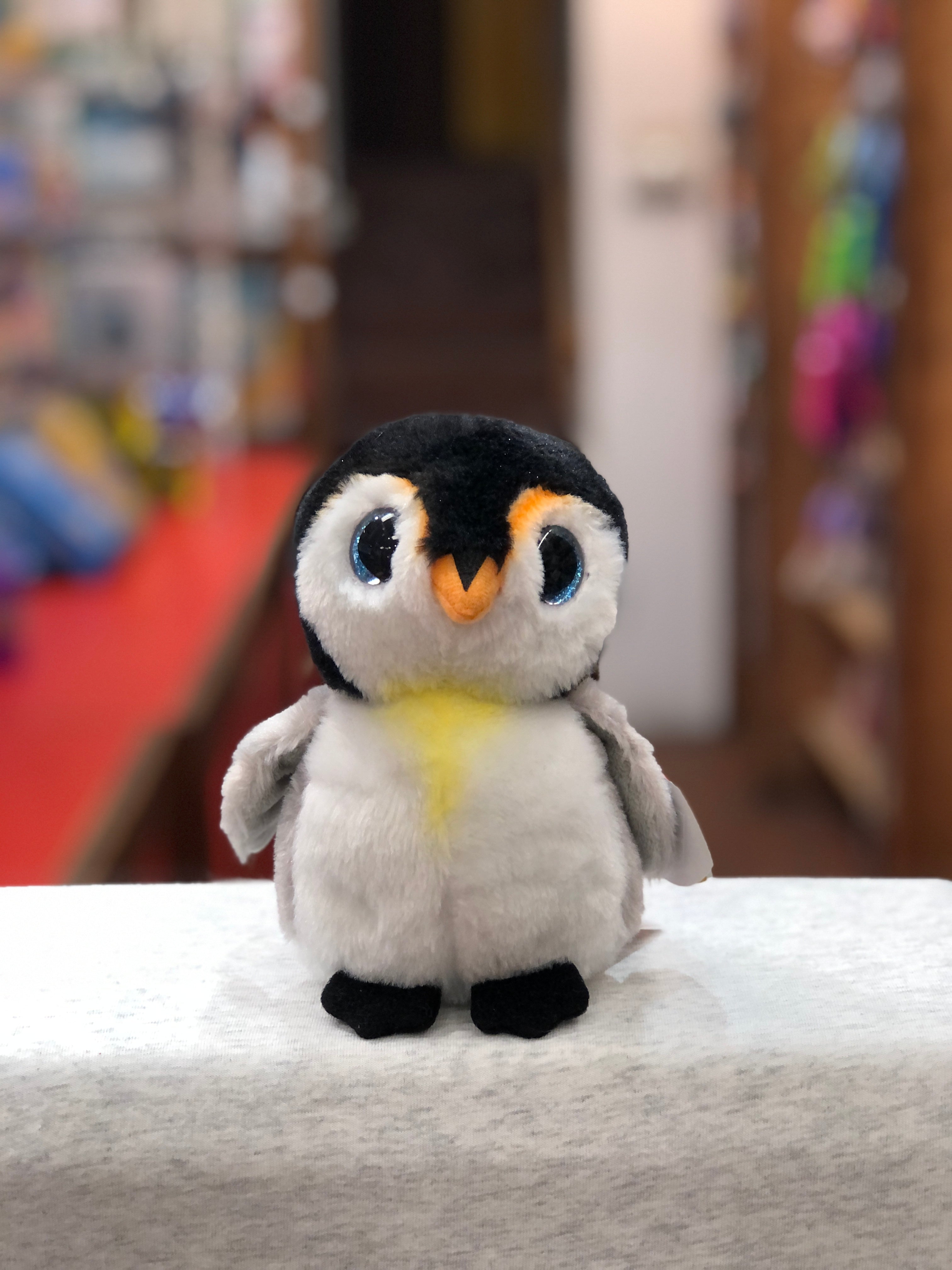 Peluche Ty Beanies 15 cm : Pongo le pingouin