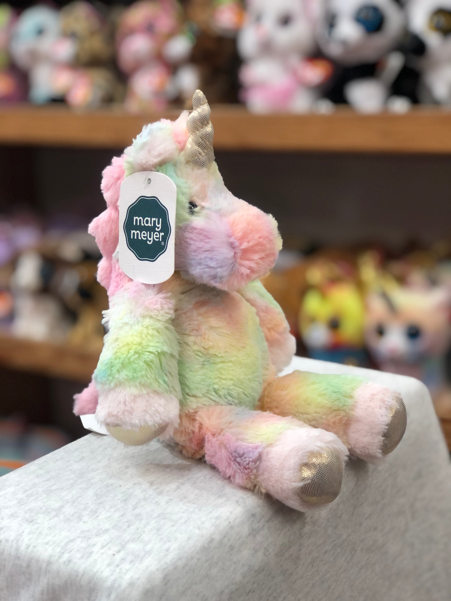 Mary Meyer Marshmallow Zoo Junior Fro-Yo Unicorn Plush 9"