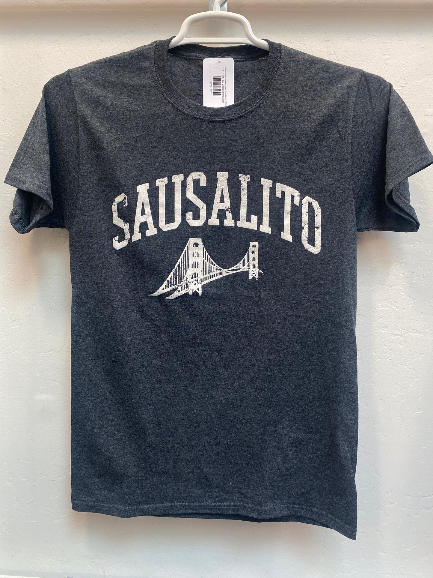 Sausalito Retro Bridge Unisex Short Sleeve T Shirt