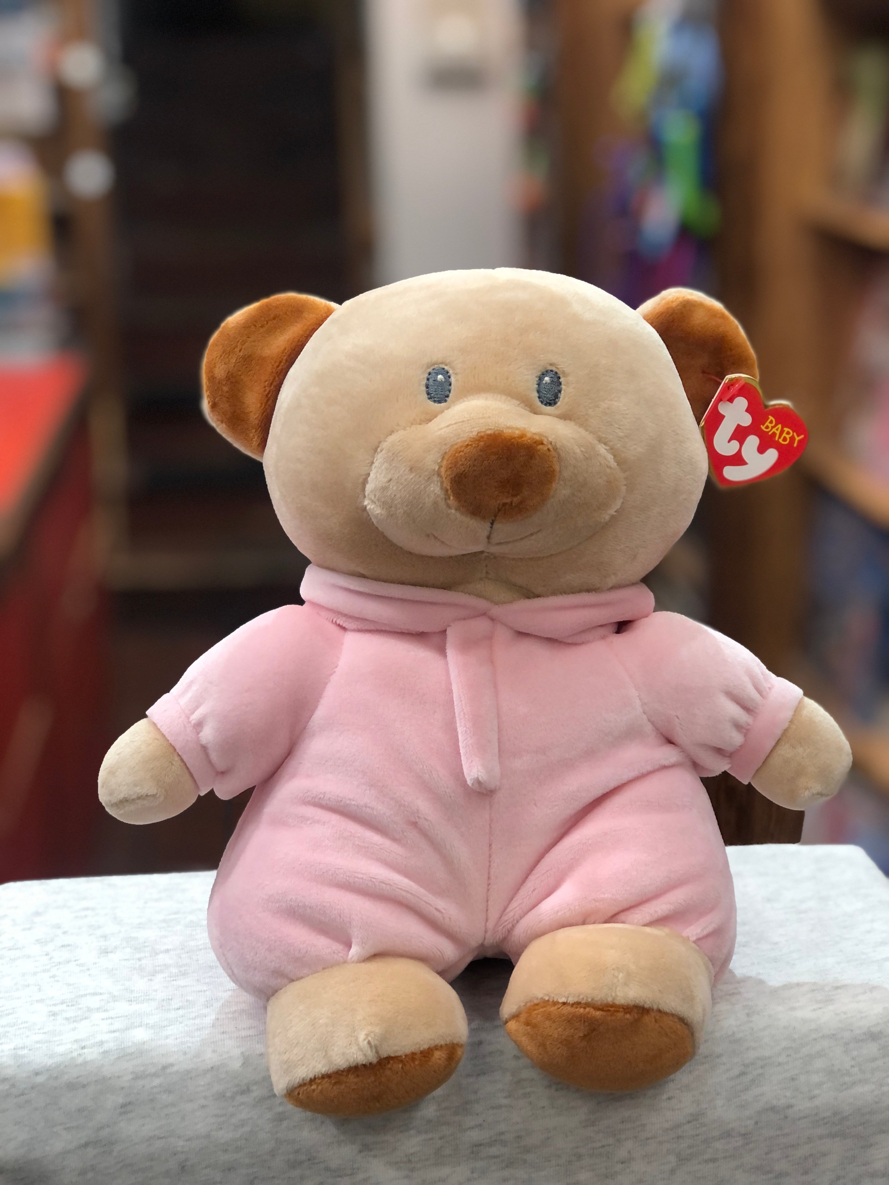 Pajama Bear - Pink Bear Baby Ty Medium - Toy Sense