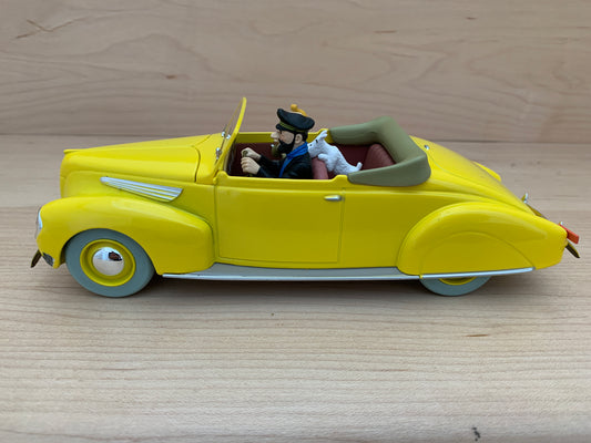 Tintin Yellow Ford Zephyr Convertible #02, The Seven Crystal Balls, 1/24 (2020)