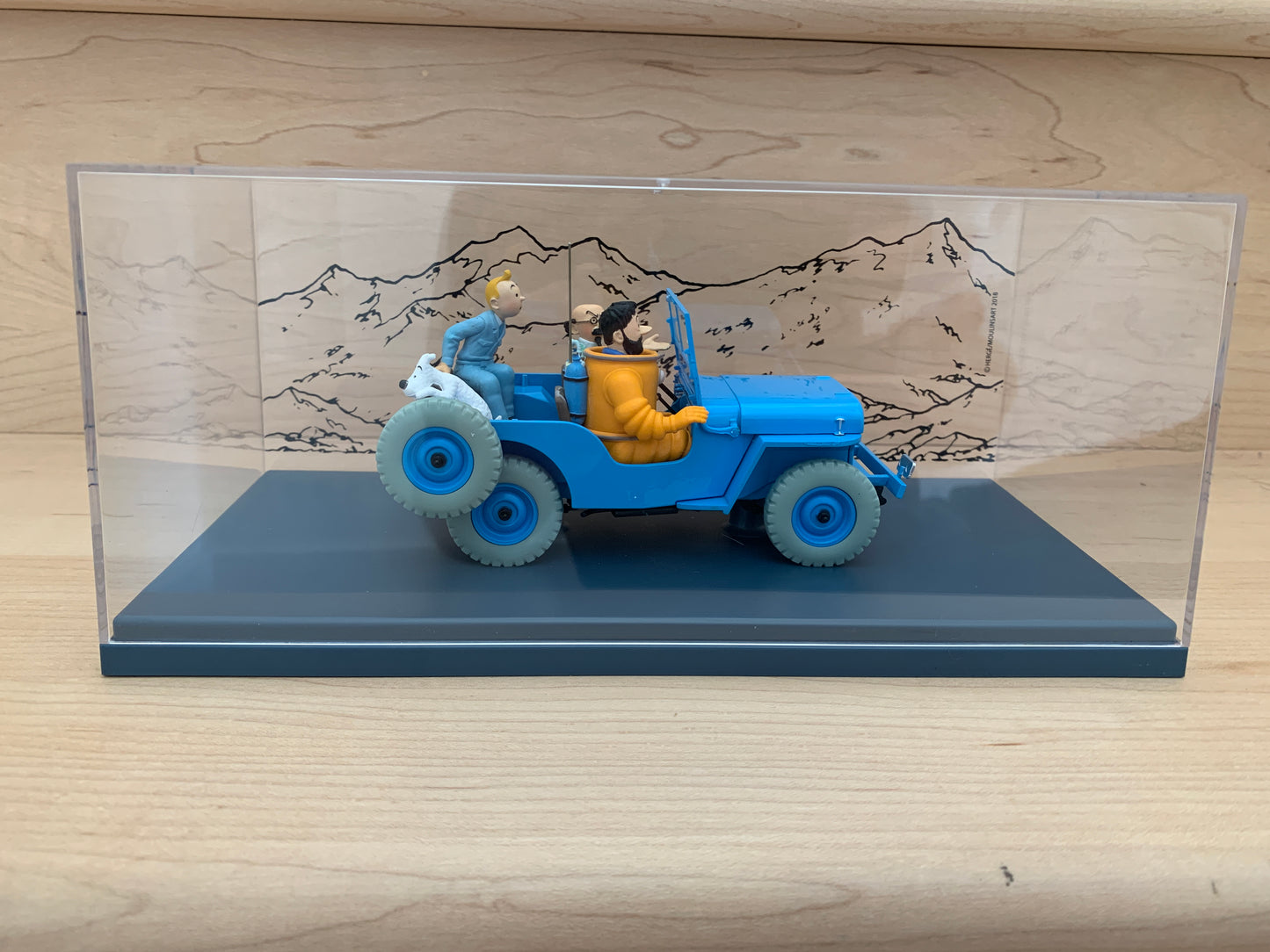 Tintin Blue Jeep CJ2A #4, Destination Moon 1/24 (2020)