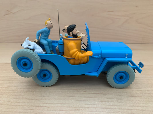 Tintin Blue Jeep CJ2A #4, Destination Moon 1/24 (2020)