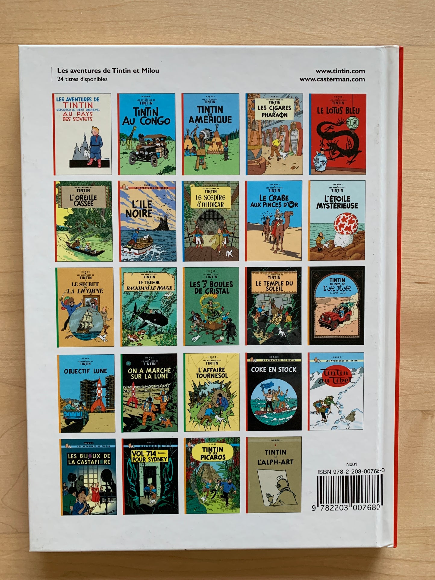 Herge Tintin et L'alph-Art Casterman 2004. 22.5cm x 30cm French Edition