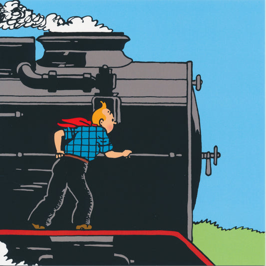 Tintin Train Notecard #07