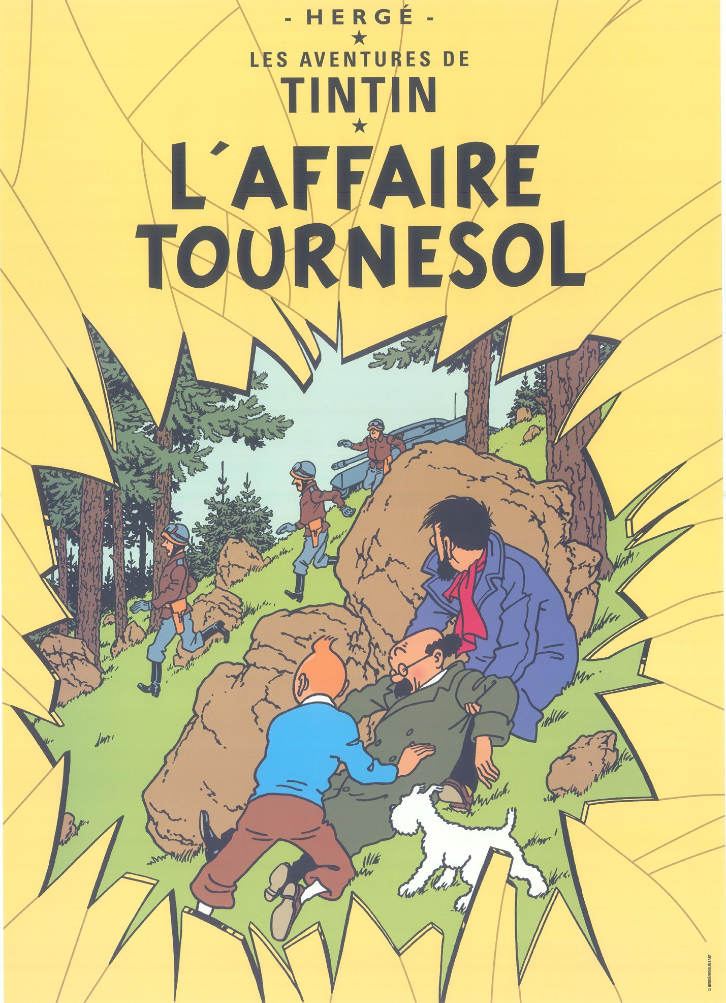 Tintin Postcard: L'Affaire Tournesol (The Calculus Affair