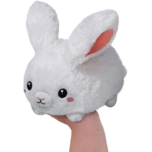 Squishable Mini White Fluffy Bunny