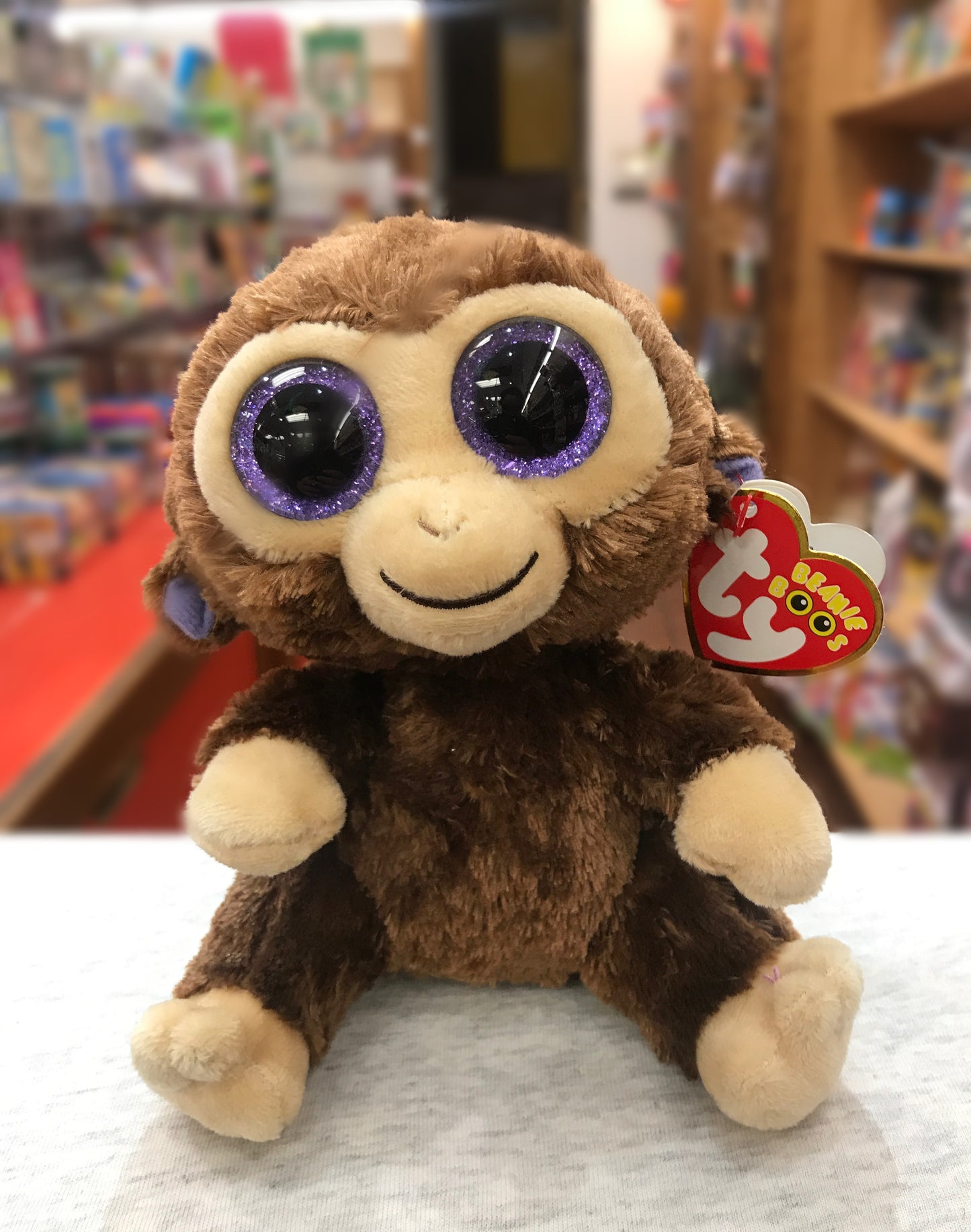 Ty Beanie Boo Coconut Monkey Plush 6"