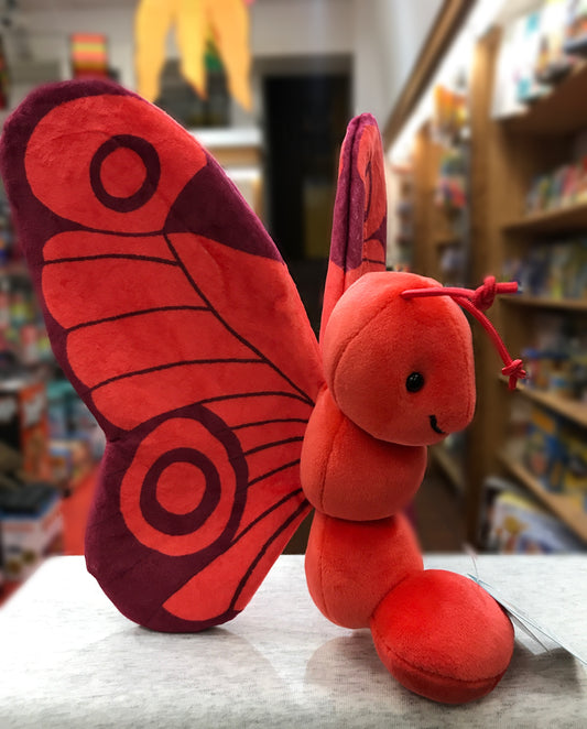 Jellycat Breezy Butterfly Poppy Plush 9"