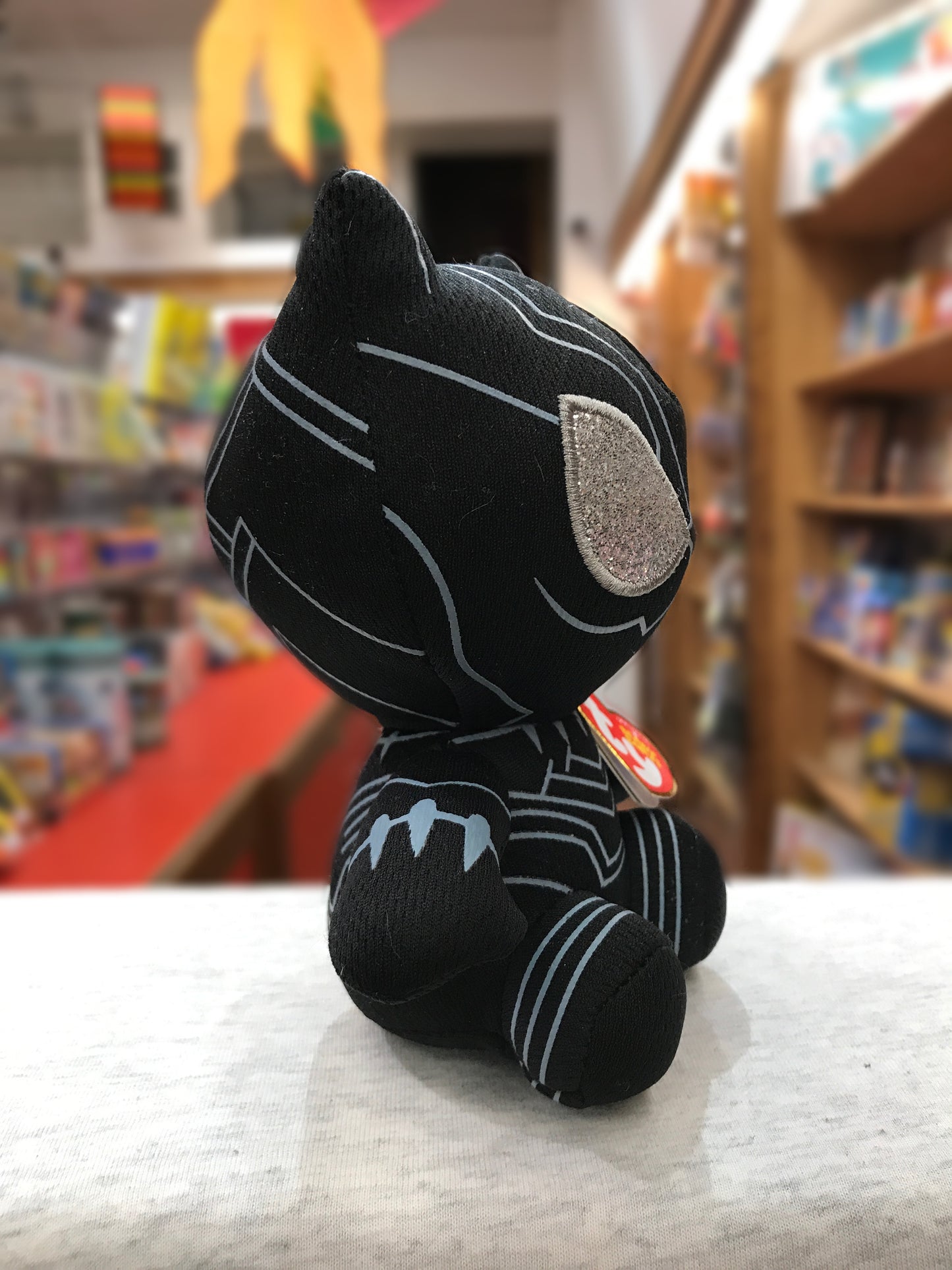 Ty Original Beanie Babies Movies/TV Black Panther From Marvel Plush 8"