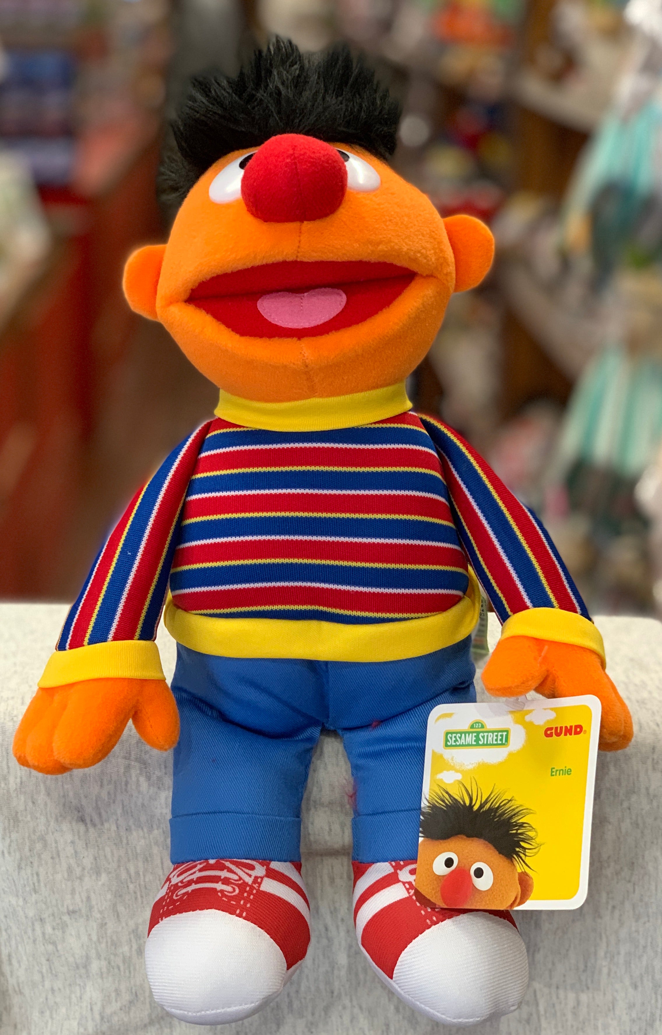 Gund Sesame Street Ernie Street Plush 14 Sausalito Ferry Co