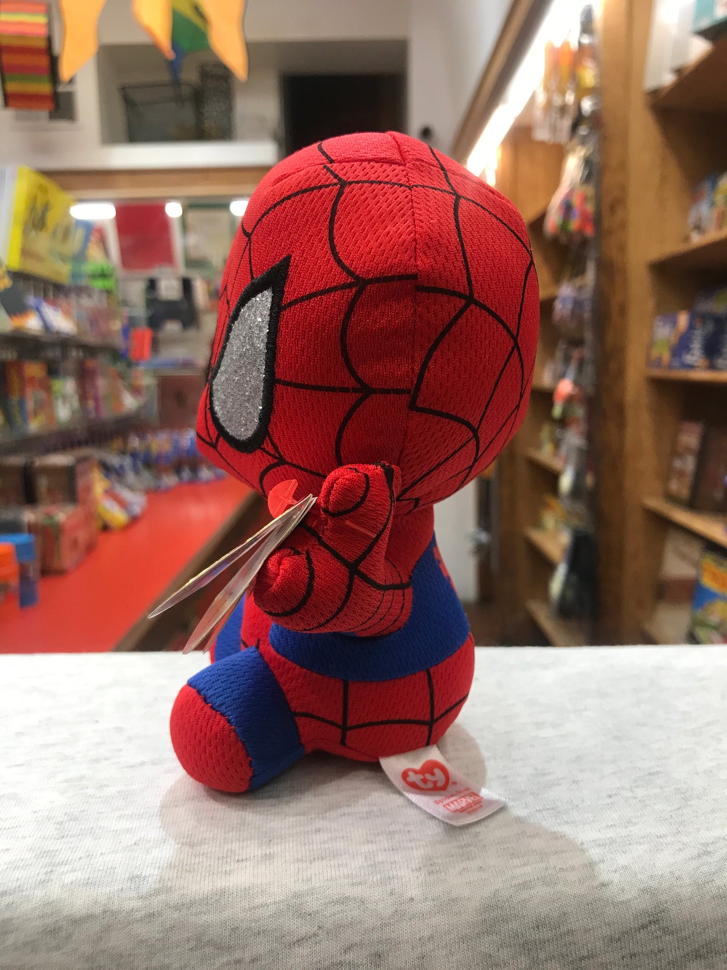 Ty Original Beanie Babies Movies/TV Spiderman From Marvel Plush 8"