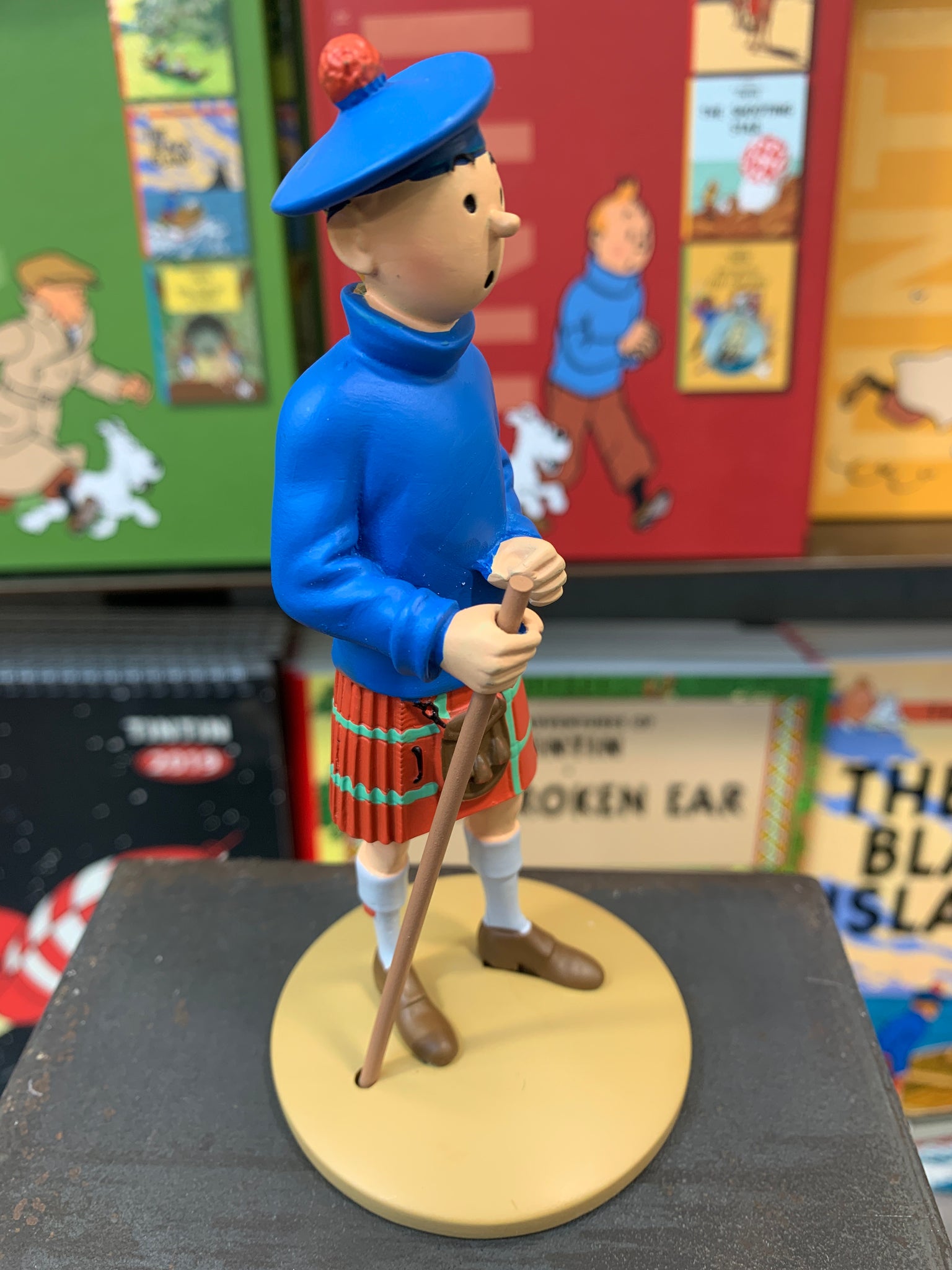 Figurine Tintin - Kilt - L'île noire 12 cm 42192