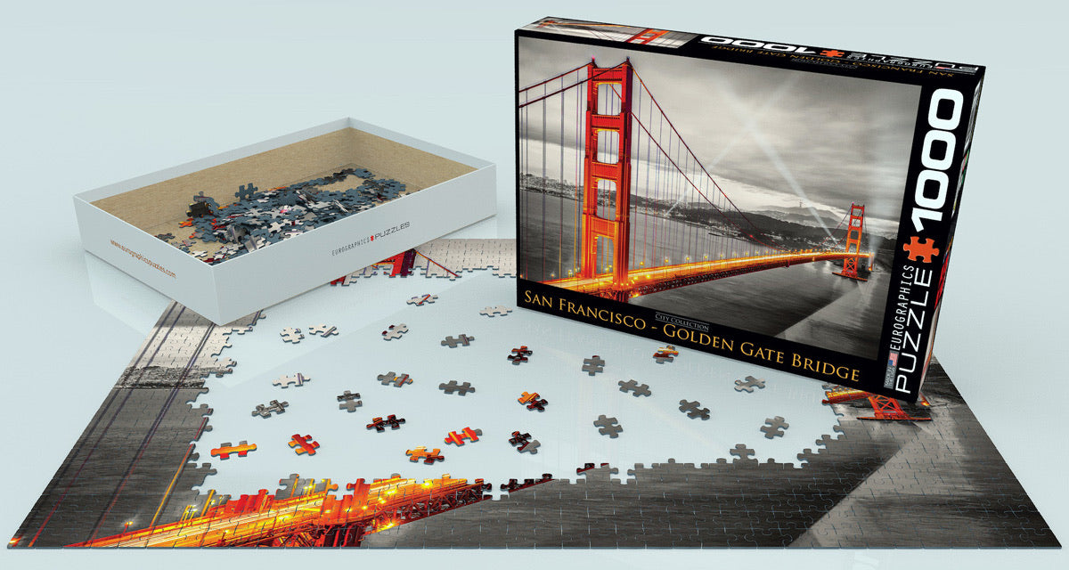 Eurographics San Francisco-Golden Gate Bridge  City Collection 1000 Pcs