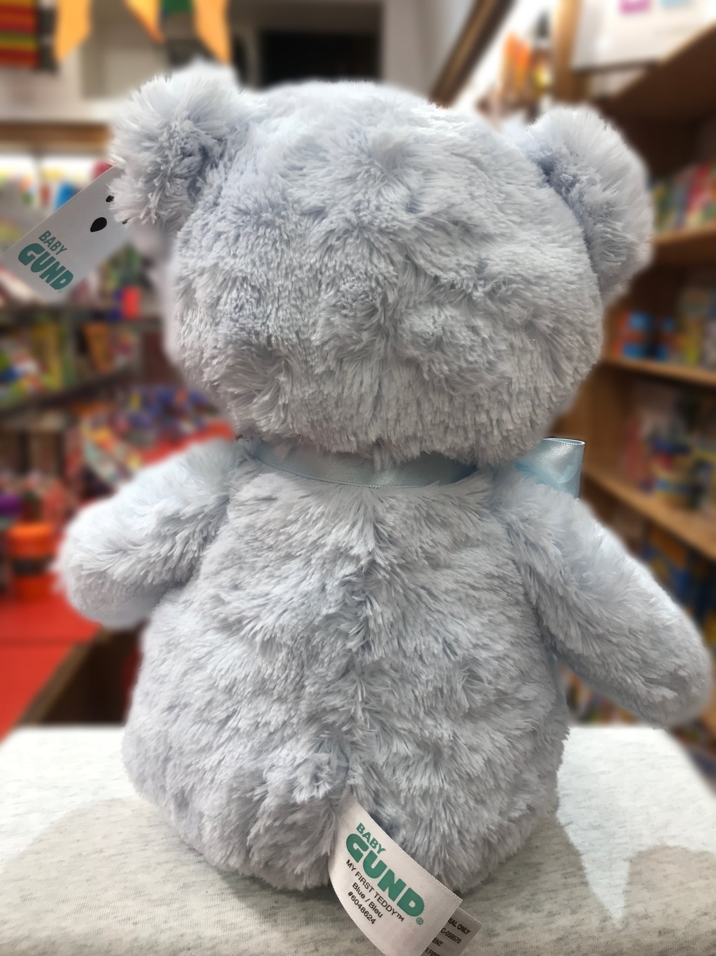 Baby Gund My First Teddy Blue 15"