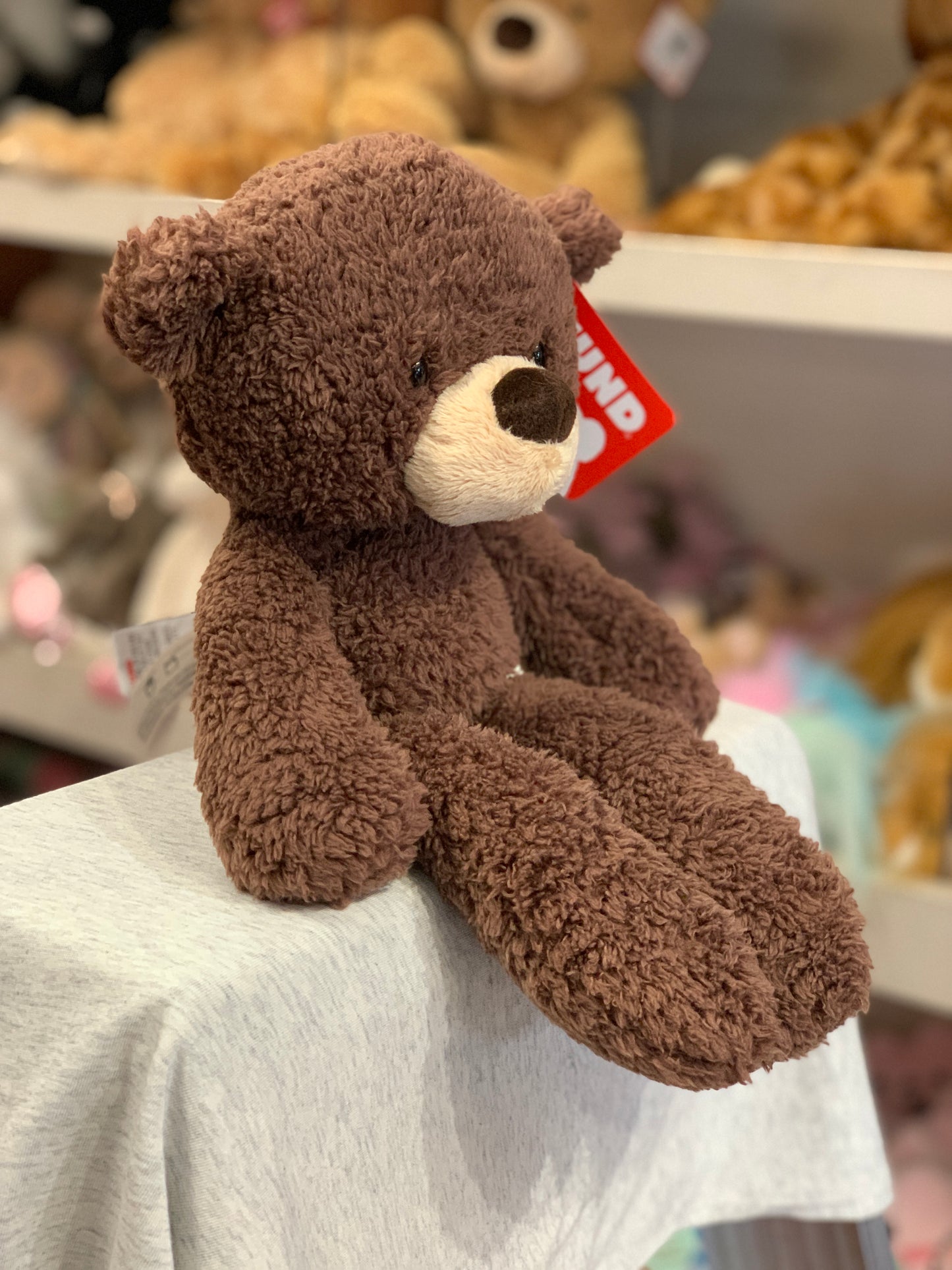 Gund Fuzzy Bear Chocolate Plush 13.5"