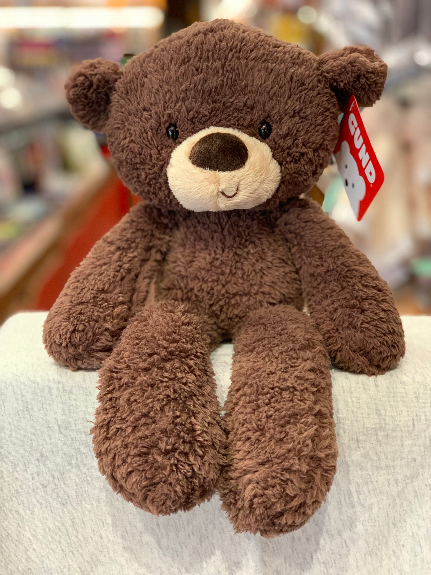 Gund Fuzzy Bear Chocolate Plush 13.5"