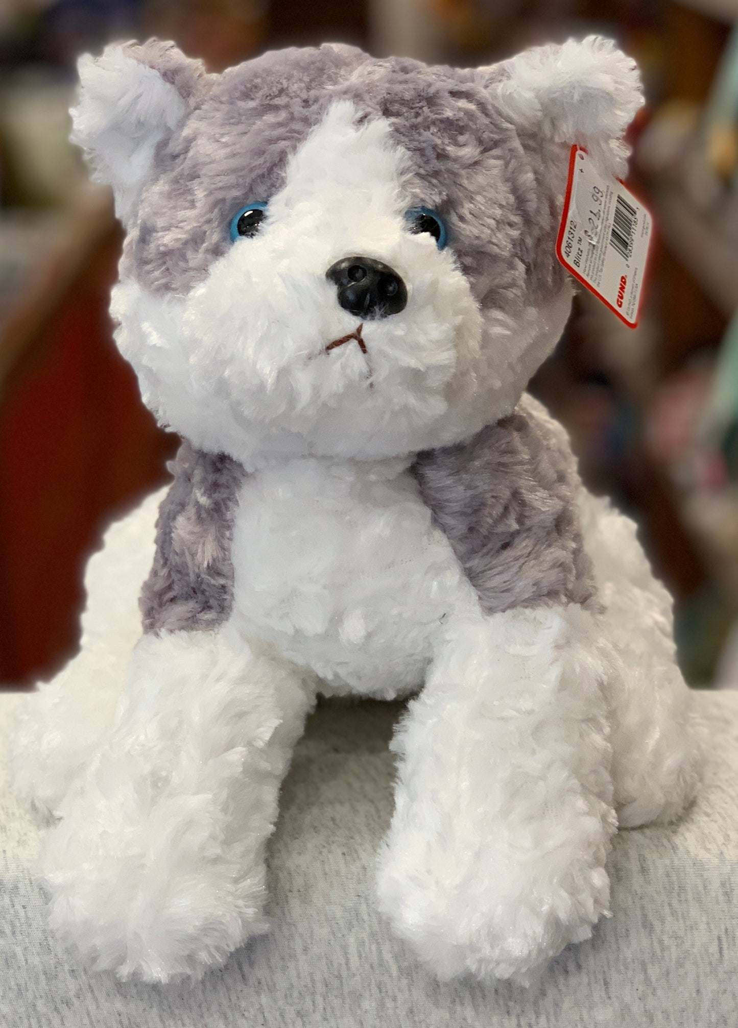 Gund Blitz Husky Dog Plush 14”