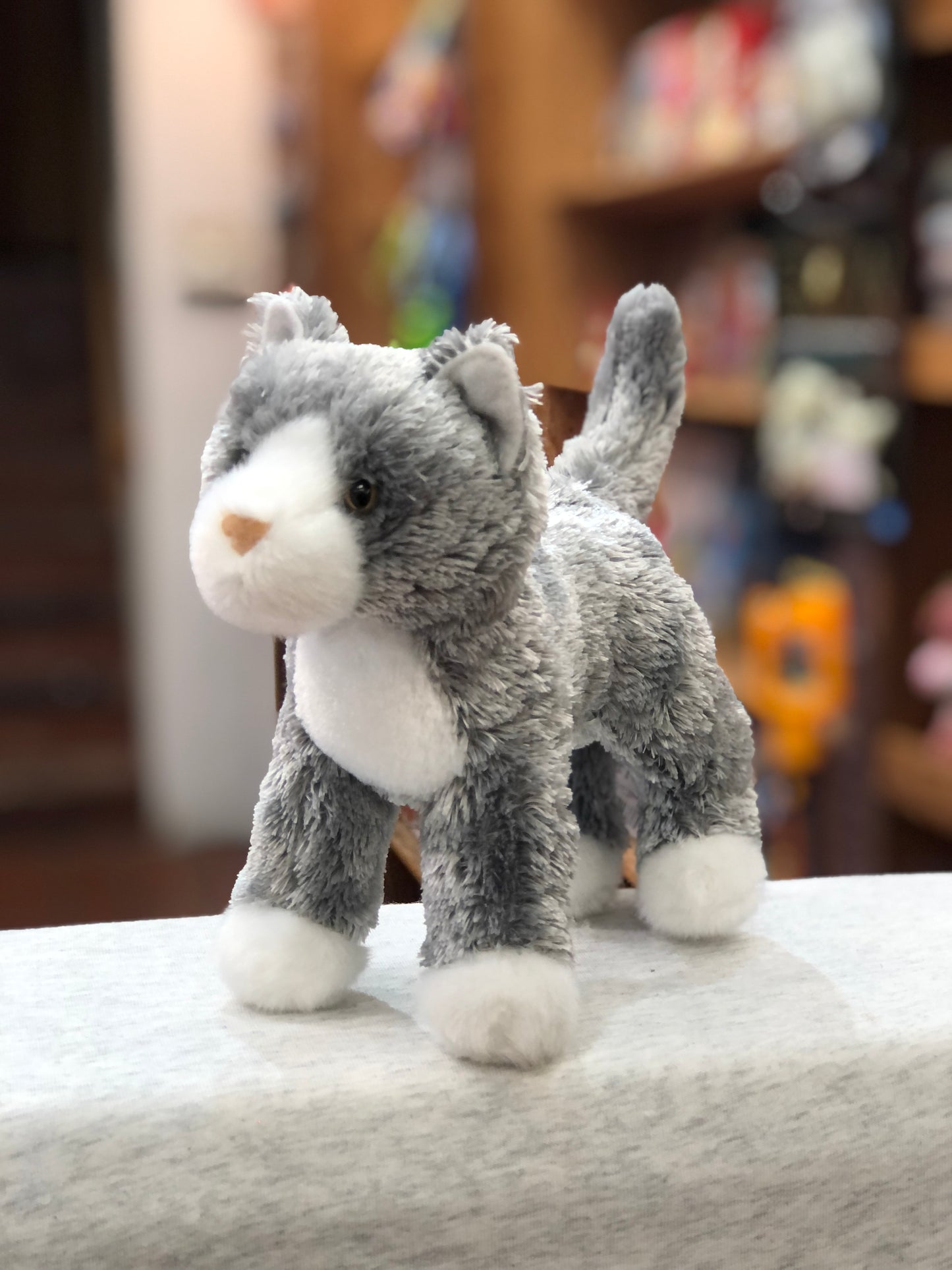 Douglas Scatter Gray Cat Plush 6"