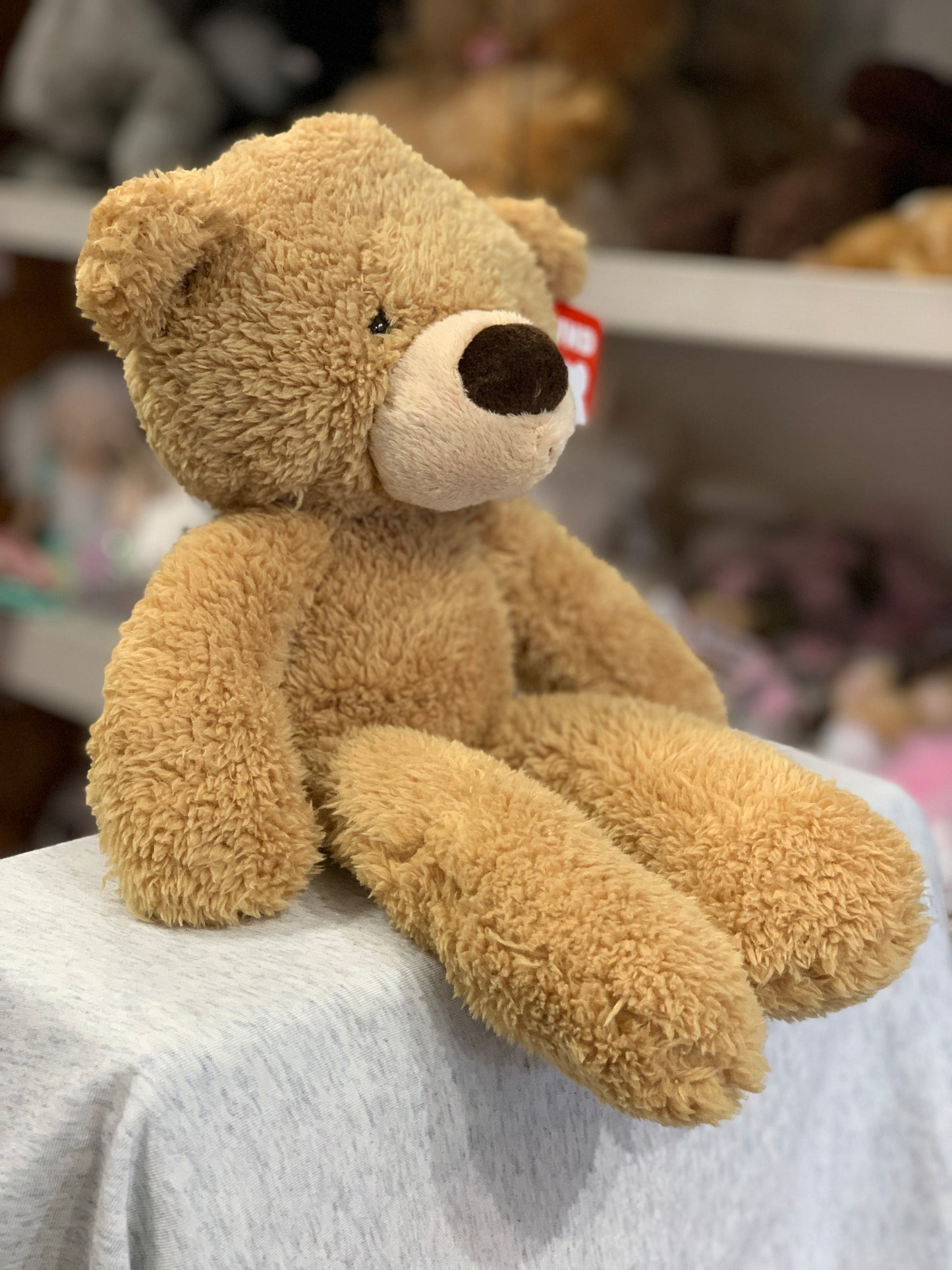 Gund Fuzzy Bear Beige Plush 13.5"