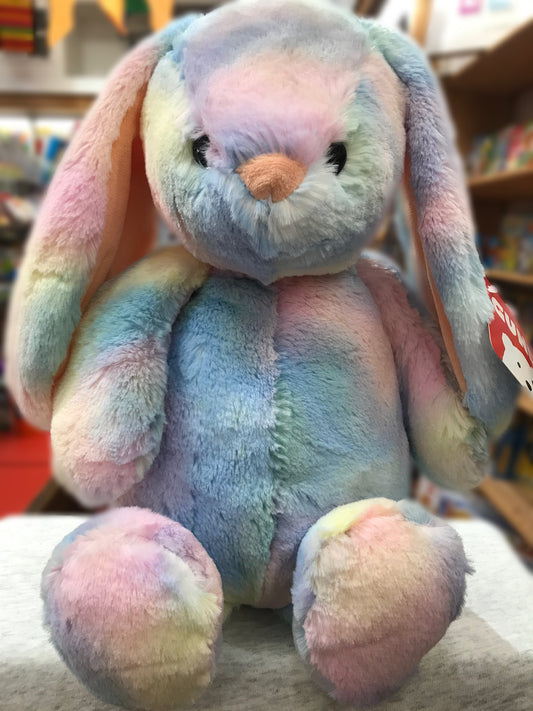 Gund Thistle Rainbow Bunny Plush 11"