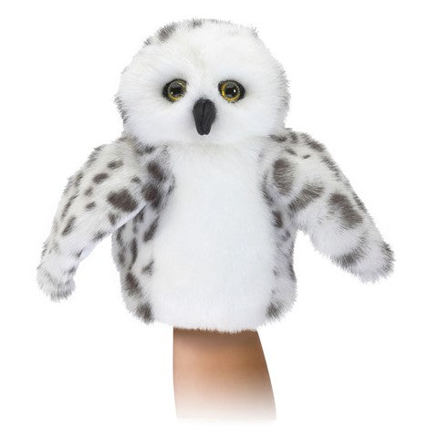 Folkmanis Little Snowy Owl Puppet 8"