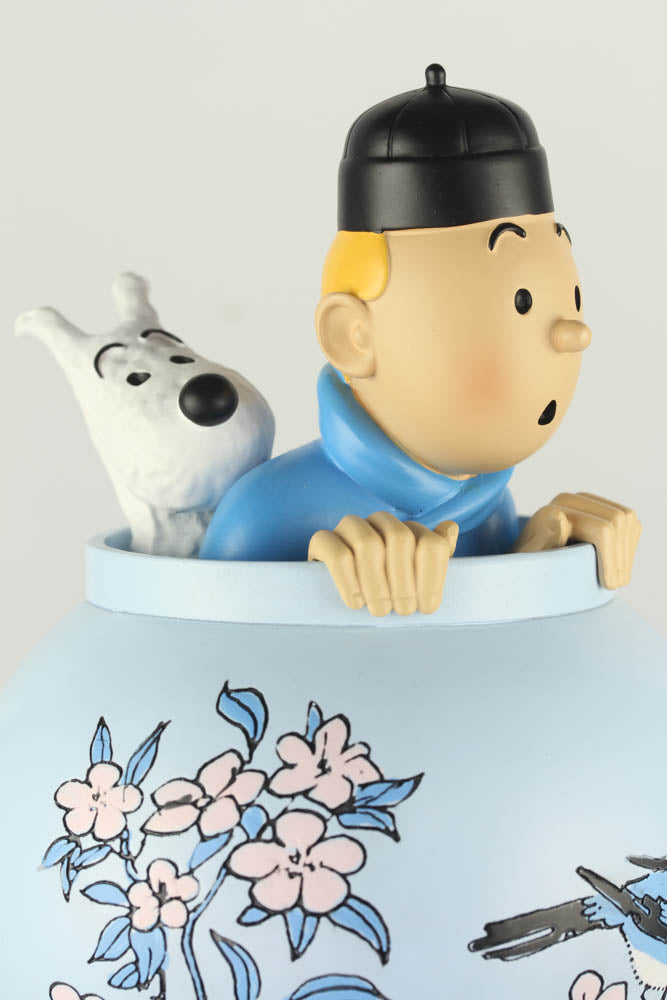 Tintin The Blue Lotus Vase Icons Collection 22 cm Ref. 46401