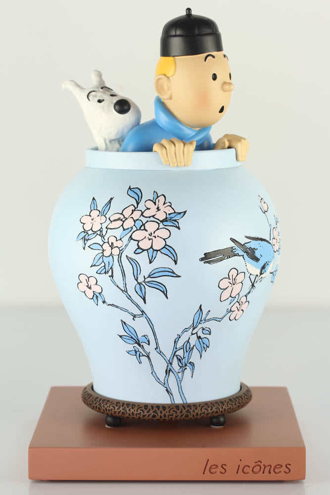 Tintin The Blue Lotus Vase Icons Collection 22 cm Ref. 46401