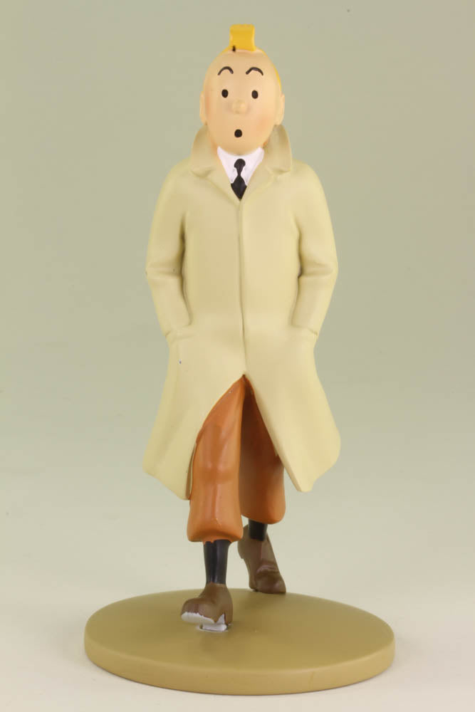 Tintin Trench Coat Resin Figurine 12cm. Ref: 42190